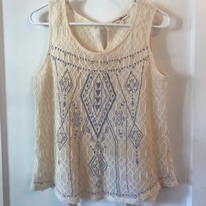 Altar'd State Sheer Women's Top Size Large